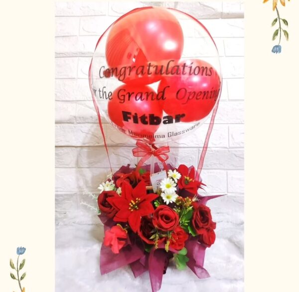 Ballon Box Bouquet